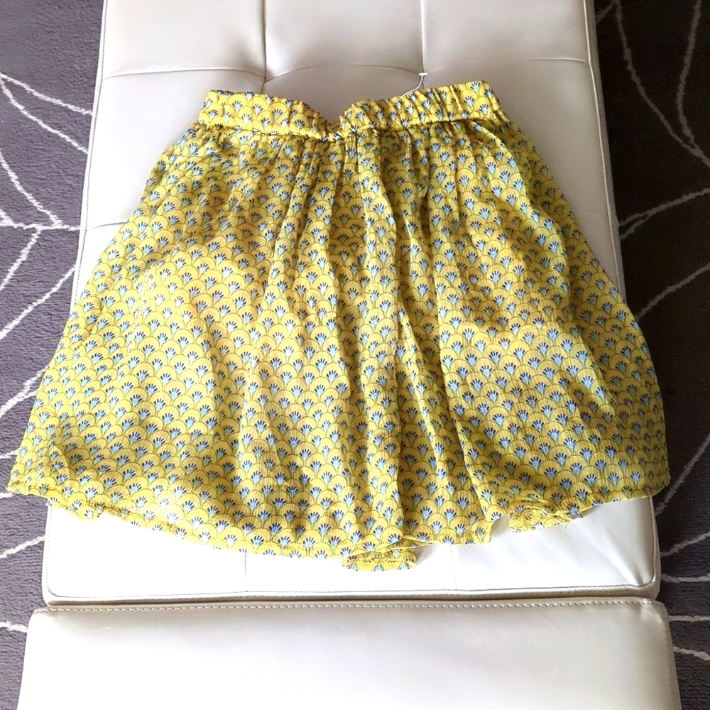 Anthropologie "Funky People ", Yellow, skirt